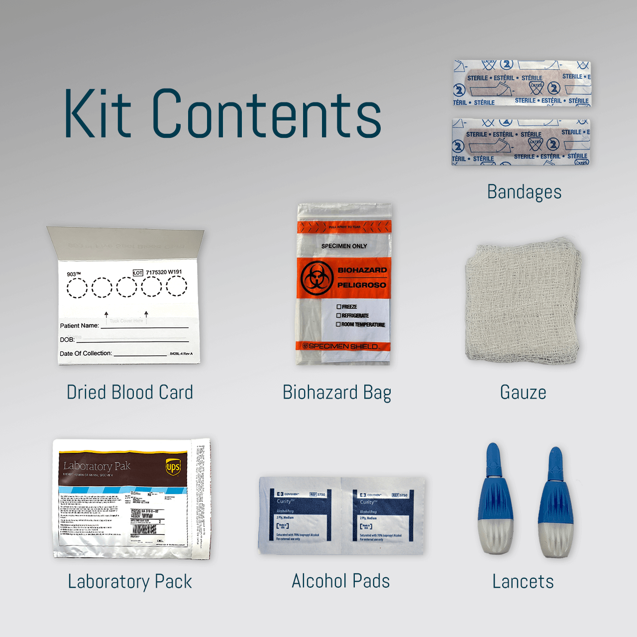 ImmunoProfile Specimen Kit Contents